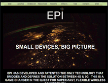 Tablet Screenshot of electronicpolymers.com